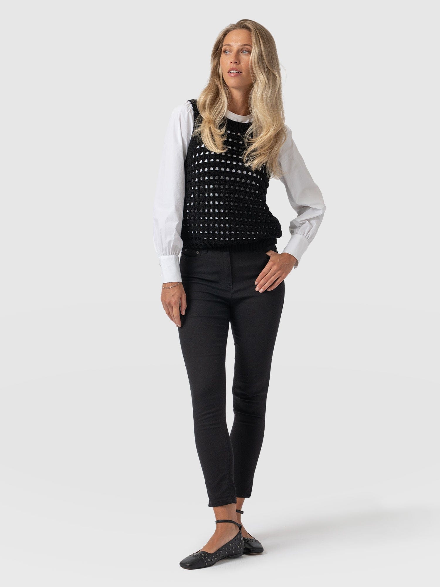 Maeva Skinny Pant Black - Women's Pants | Saint + Sofia® US